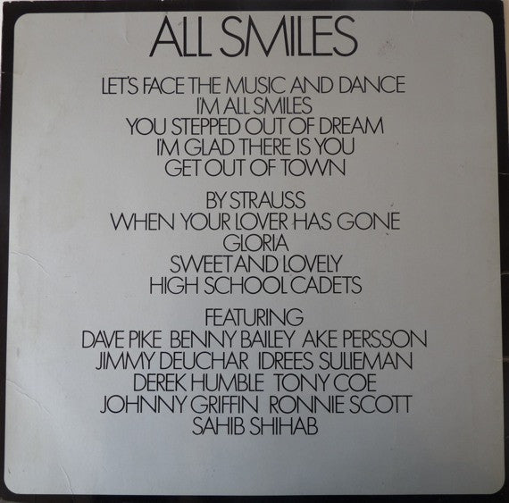 The Kenny Clarke Francy Boland Big Band ~ All Smiles (Vinyl) - Djungel & Jazz