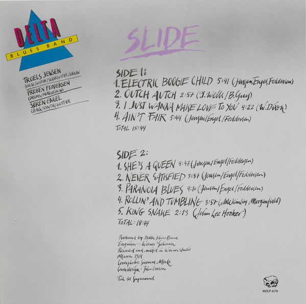 Delta Blues Band : Slide (LP, Album)