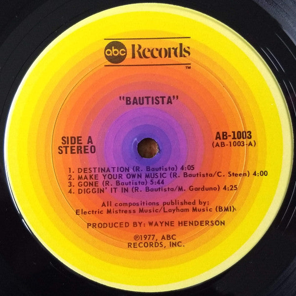 Bautista* : Bautista (LP, Album, Pit)