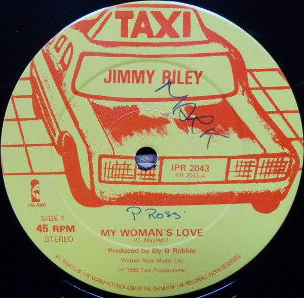 Jimmy Riley : My Woman's Love / I Try Again (12", Single, Ltd)