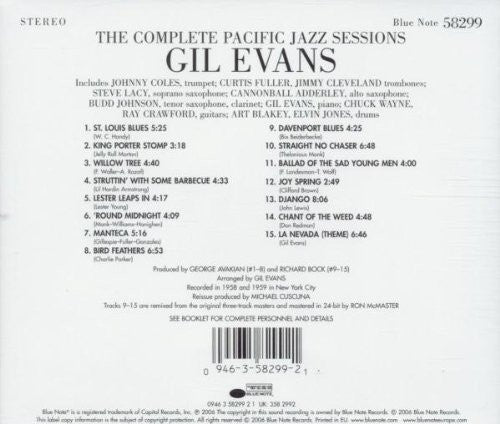 Gil Evans ~ The Complete Pacific Jazz Sessions (Vinyl) - Djungel & Jazz
