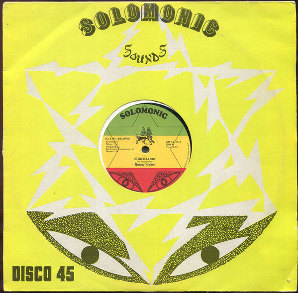 Bunny Wailer : Boderation (12")
