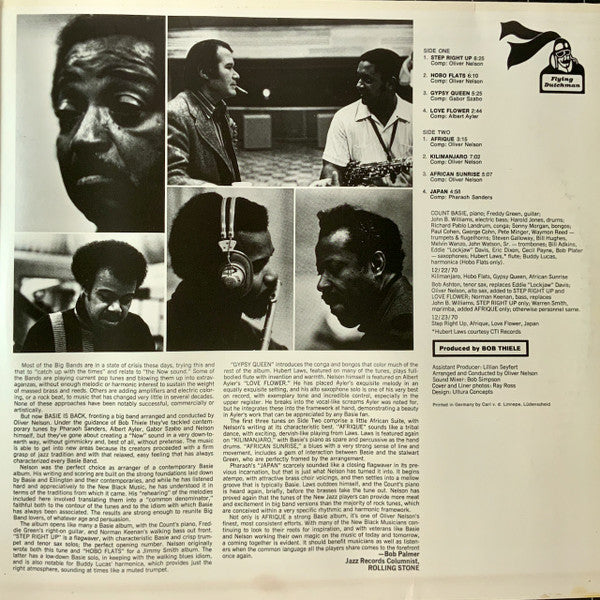 Count Basie Orchestra Arranged & Conducted By Oliver Nelson ~ Afrique (Vinyl) - Djungel & Jazz