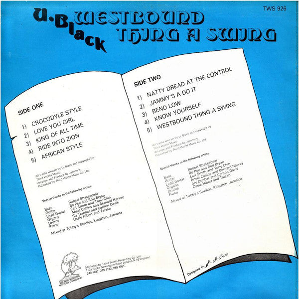 U Black : Westbound Thing A Swing (LP)