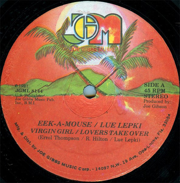 Eek-A-Mouse / Louie Lepkie : Virgin Girl / Lovers Take Over (12")