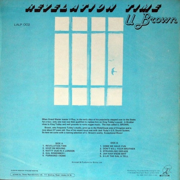 U Brown : Revelation Time (LP, Album)