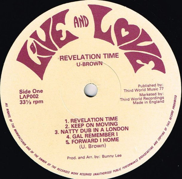 U Brown : Revelation Time (LP, Album)