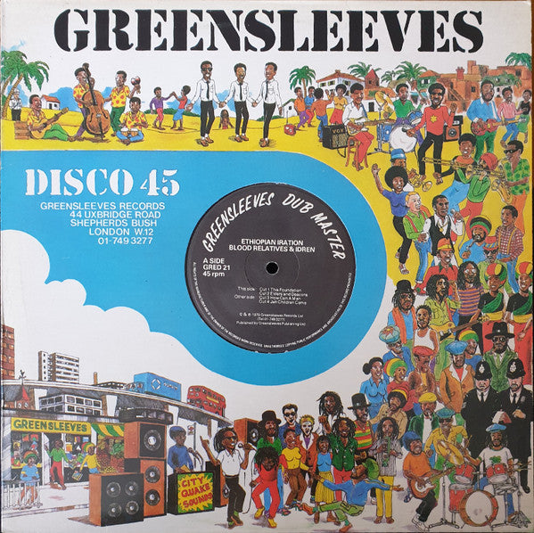 Blood Relatives & Idren ~ Ethiopian Iration (Vinyl) - Djungel & Jazz