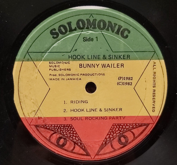 Bunny Wailer ~ Hook Line & Sinker (Vinyl) - Djungel & Jazz