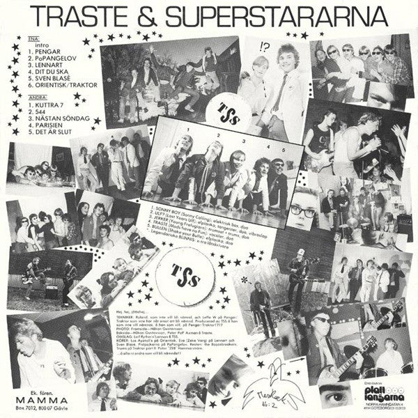 Traste & Superstararna ~ Traste & Superstararna (Vinyl) - Djungel & Jazz