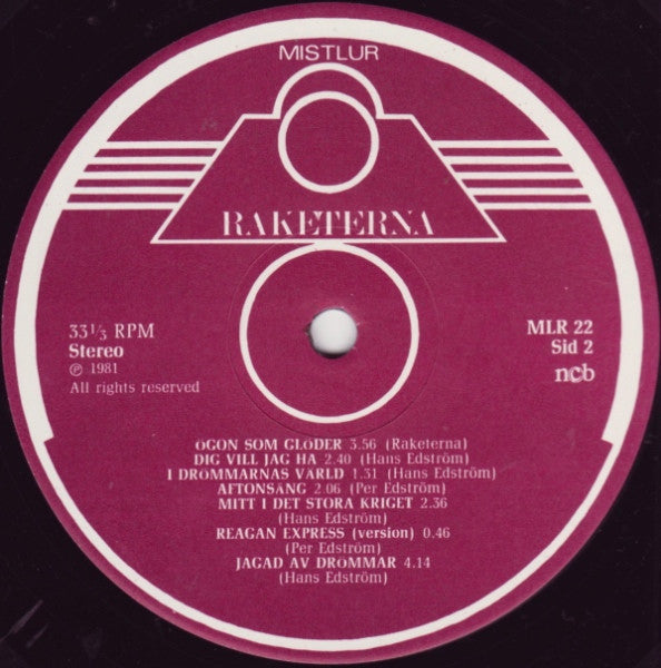 Raketerna ~ Raketerna (Vinyl) - Djungel & Jazz