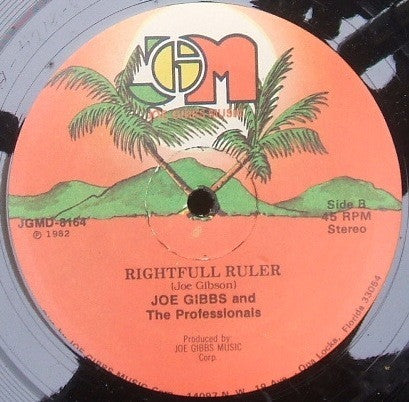 Itro Candy* / Scorcher* / Joe Gibbs & The Professionals : Captain Selassie I / Under Me / Rightfull Ruler (12")