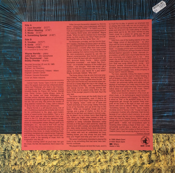 The Sonny Clark Memorial Quartet : Voodoo (LP, Album)