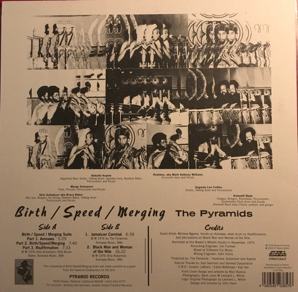 The Pyramids ~ Birth / Speed / Merging (Vinyl) - Djungel & Jazz