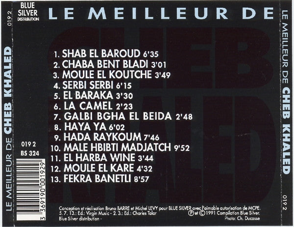 Khaled ~ Le Meilleur De Cheb Khaled (Vinyl) - Djungel & Jazz