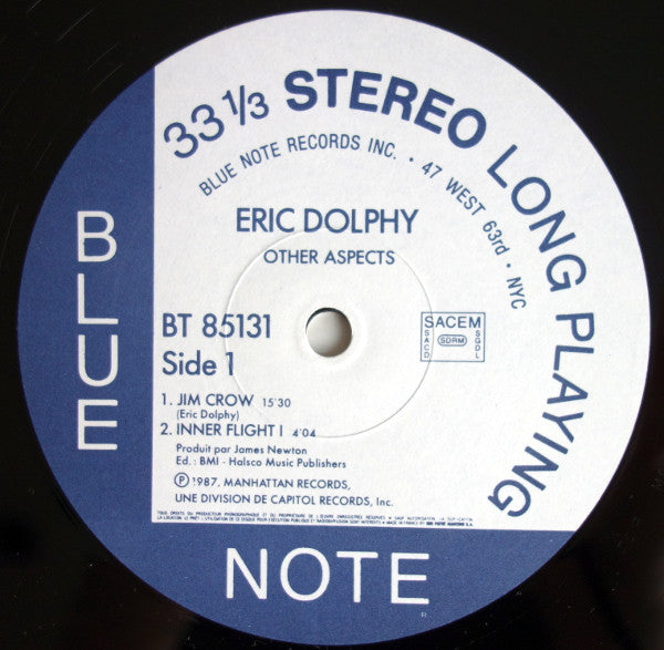 Eric Dolphy : Other Aspects (LP, Album)