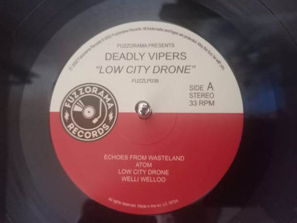 Deadly Vipers ~ Low City Drone (Vinyl) - Djungel & Jazz