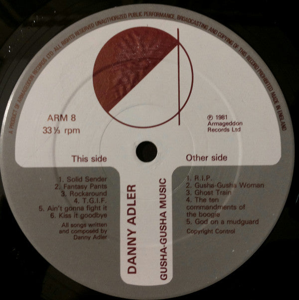 Danny Adler ~ Gusha-Gusha Music (Vinyl) - Djungel & Jazz