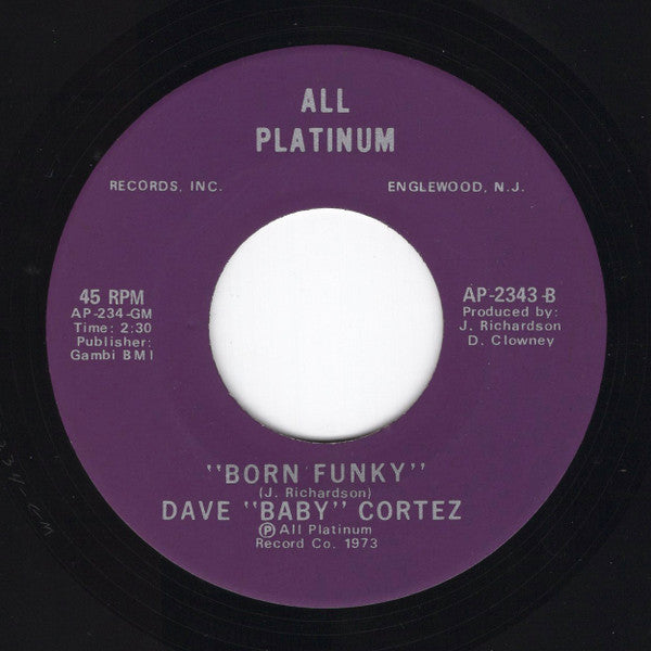 Dave "Baby" Cortez ~ Someone Has Taken Your Place (Vinyl) - Djungel & Jazz