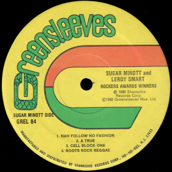 Sugar Minott / Leroy Smart : Rockers Awards Winners (LP)