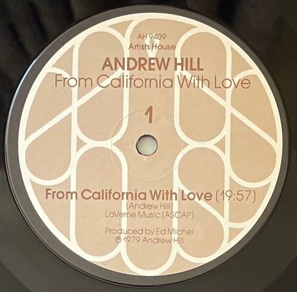 Andrew Hill ~ From California With Love (Vinyl) - Djungel & Jazz