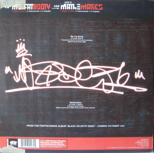 Mos Def ~ Ms. Fat Booty / Mathematics (Vinyl) - Djungel & Jazz