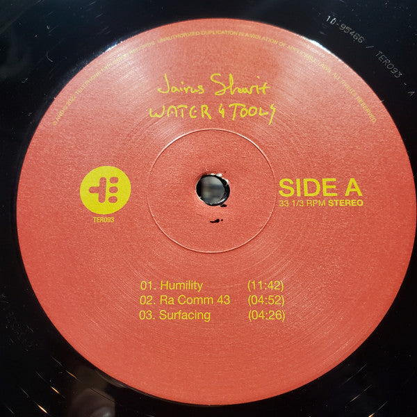 Jairus Sharif ~ Water & Tools (Vinyl) - Djungel & Jazz