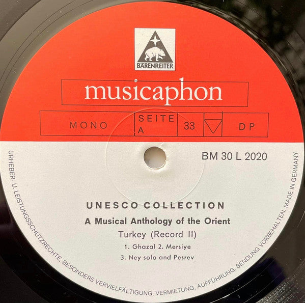 Various ~ Turkey II (Turkish Music - Classical And Religious Music) (Vinyl) - Djungel & Jazz