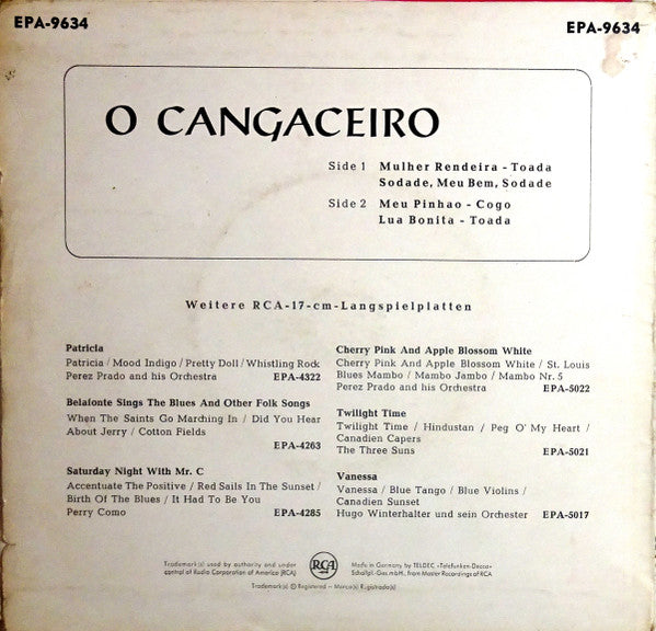 Vanja Orico / Ze Do Norte - O Cangaceiro (Vinyl) - Djungel & Jazz
