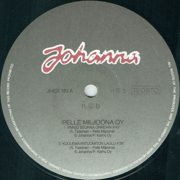 Pelle Miljoona Oy : Varjo Seuraa Onneain (12", EP, Gre)