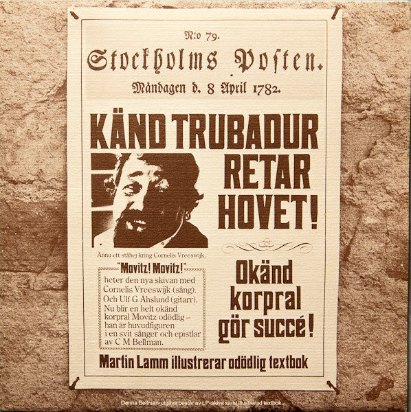 Cornelis Vreeswijk ~ Movitz! Movitz! (Vinyl) - Djungel & Jazz