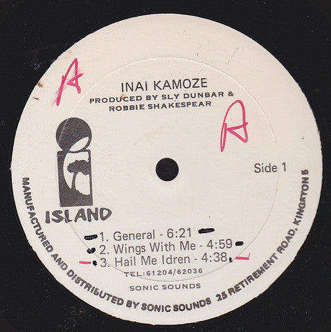 Ini Kamoze : Ini Kamoze (LP, MiniAlbum)