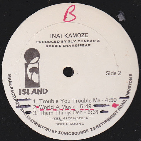 Ini Kamoze : Ini Kamoze (LP, MiniAlbum)