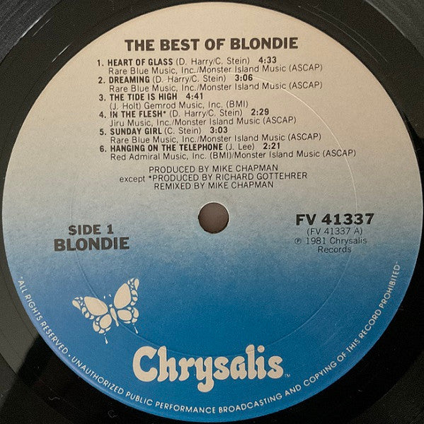 Blondie ~ The Best Of Blondie (Vinyl) - Djungel & Jazz
