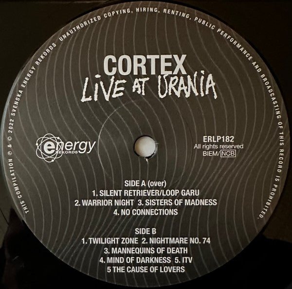 Cortex ~ Live At Urania (Vinyl) - Djungel & Jazz