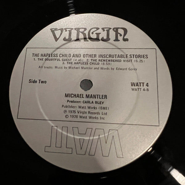 Michael Mantler / Edward Gorey ~ The Hapless Child And Other Inscrutable Stories (Vinyl) - Djungel & Jazz