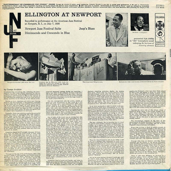 Duke Ellington And His Orchestra ~ Ellington At Newport (Vinyl) - Djungel & Jazz