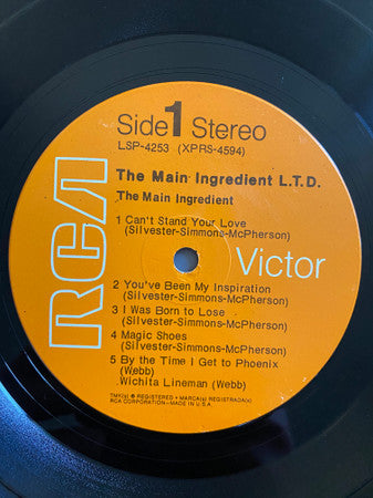 The Main Ingredient ~ L.T.D. (Vinyl) - Djungel & Jazz