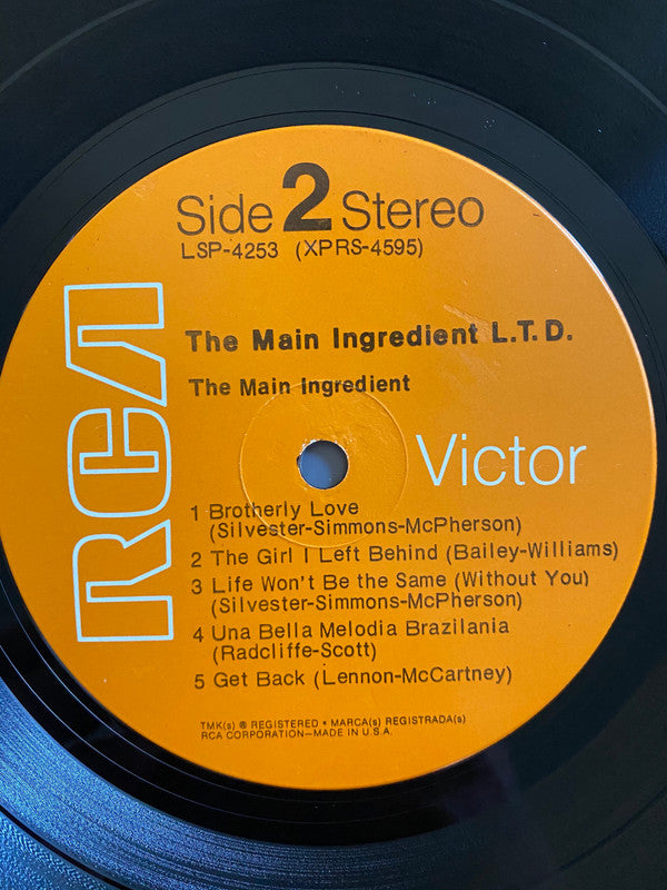 The Main Ingredient ~ L.T.D. (Vinyl) - Djungel & Jazz