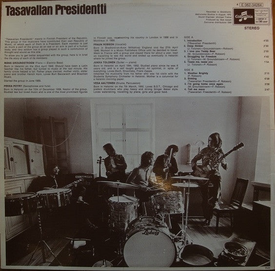 Tasavallan Presidentti ~ Tasavallan Presidentti (Vinyl) - Djungel & Jazz