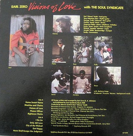 Earl Zero With The Soul Syndicate ~ Visions Of Love (Vinyl) - Djungel & Jazz