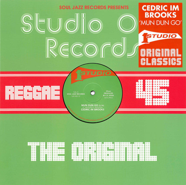 Cedric Im Brooks / Sound Dimension ~ Mun-Dun-Go / Heavy Rock (Vinyl) - Djungel & Jazz