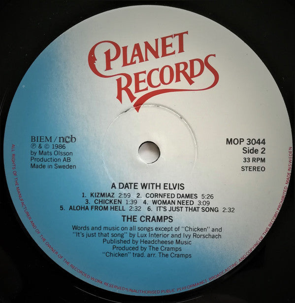 The Cramps ~ A Date With Elvis (Vinyl) - Djungel & Jazz
