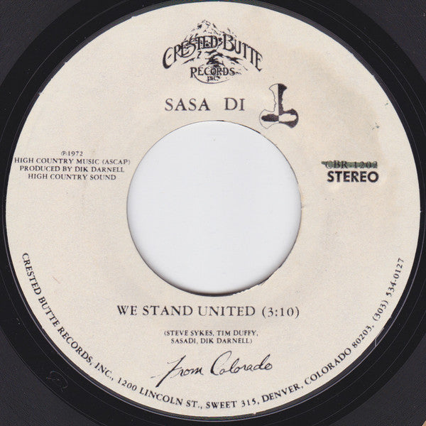 Sasa Di ~ In This World Of Mine, We're Color Blind (Vinyl) - Djungel & Jazz