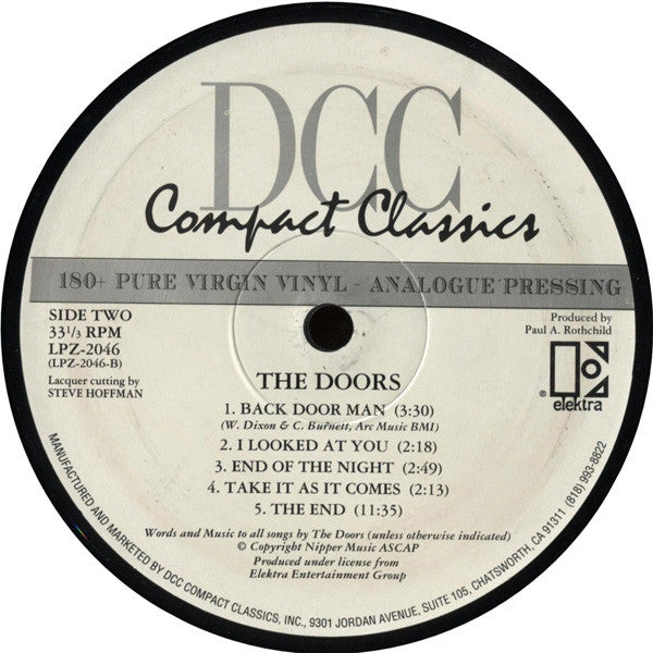 The Doors : The Doors (LP, Album, Ltd, Num, RE, RM, 180)