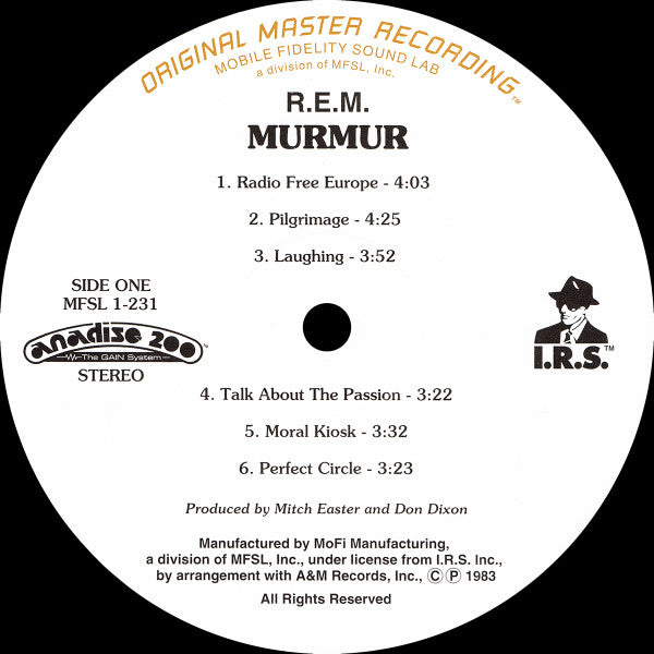 R.E.M. ~ Murmur (Vinyl) - Djungel & Jazz