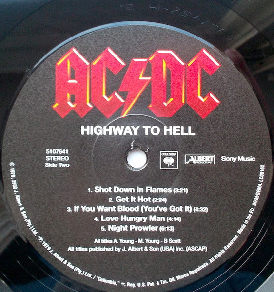 AC/DC ~ Highway To Hell (Vinyl) - Djungel & Jazz