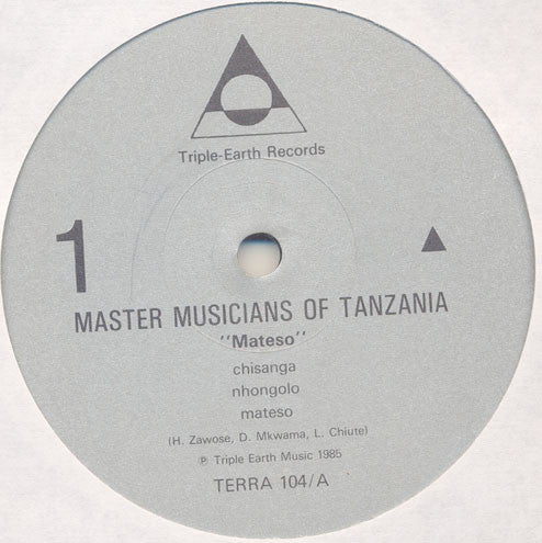 The Master Musicians Of Tanzania ~ Mateso (Vinyl) - Djungel & Jazz