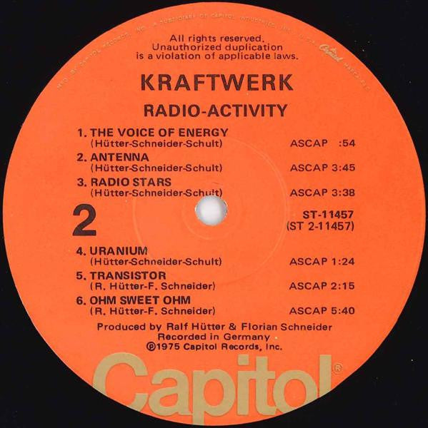 Kraftwerk ~ Radio-Activity (Vinyl) - Djungel & Jazz