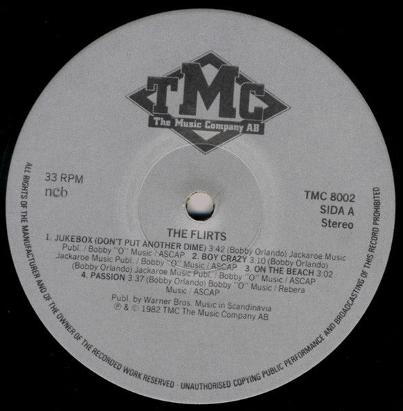 The Flirts ~ 10¢ A Dance (Vinyl) - Djungel & Jazz